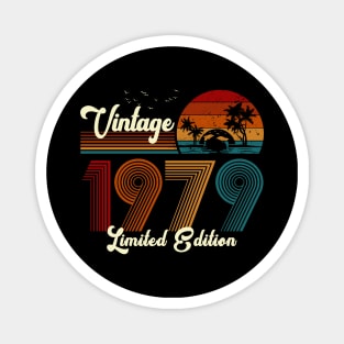 Vintage 1979 Shirt Limited Edition 41st Birthday Gift Magnet